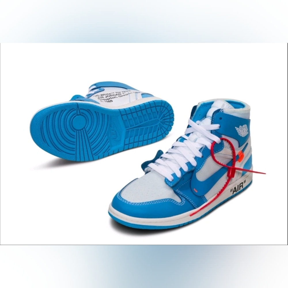 OFF-WHITE x Air Jordan 1 Retro High OG UNC 2018 Size US 6.5 Brand New AQ0818-148